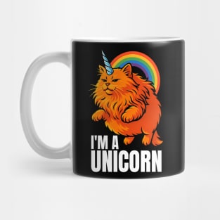Unicorn Delusions Funny Unicorn Cat Mug